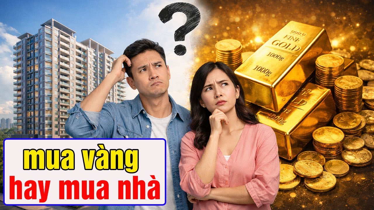 Nên mua vàng hay mua nhà chung cư lúc này cho nhà đầu tư trẻ