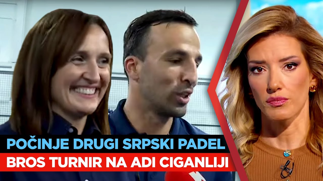 Počinje drugi srpski Padel Bros turnir na Adi Ciganliji I Zorica Jevtić i Filip Marković I URANAK1
