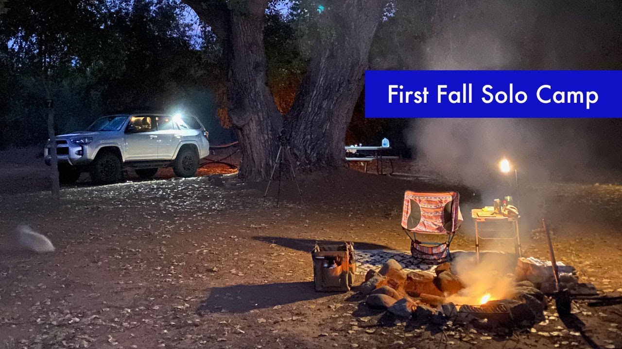 Is it Fall yet? Cozy solo car camping in my 5th gen 4Runner