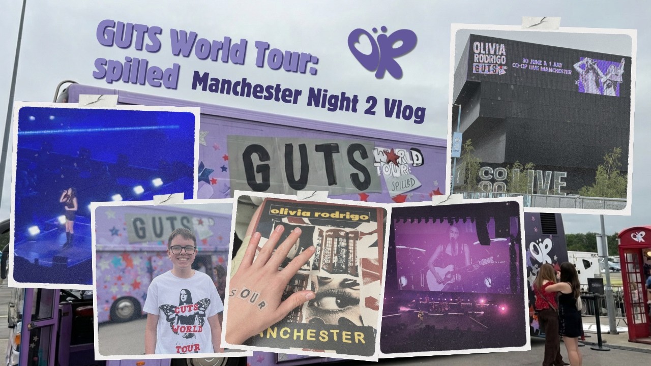 OLIVIA RODRIGO CONCERT VLOG! (guts world tour: spilled + exploring manchester)