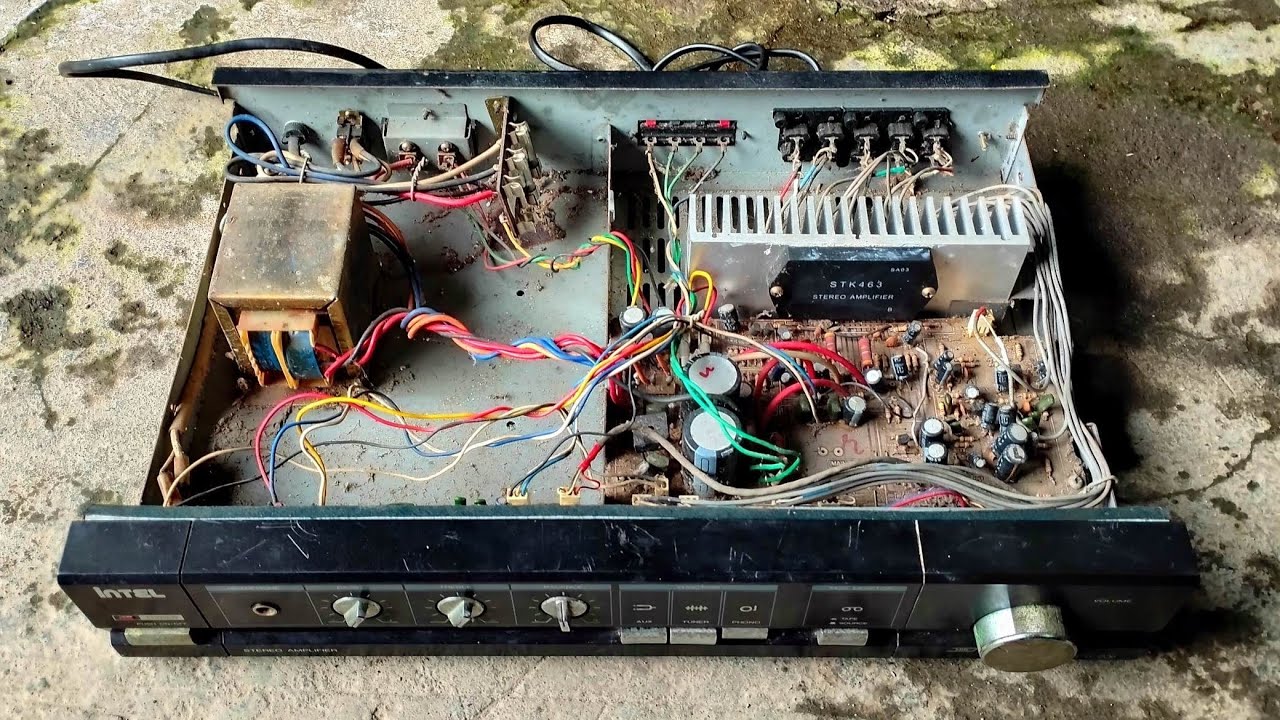 ubah ampli jadul dari rongsokan menjadi power amplifier rakitan