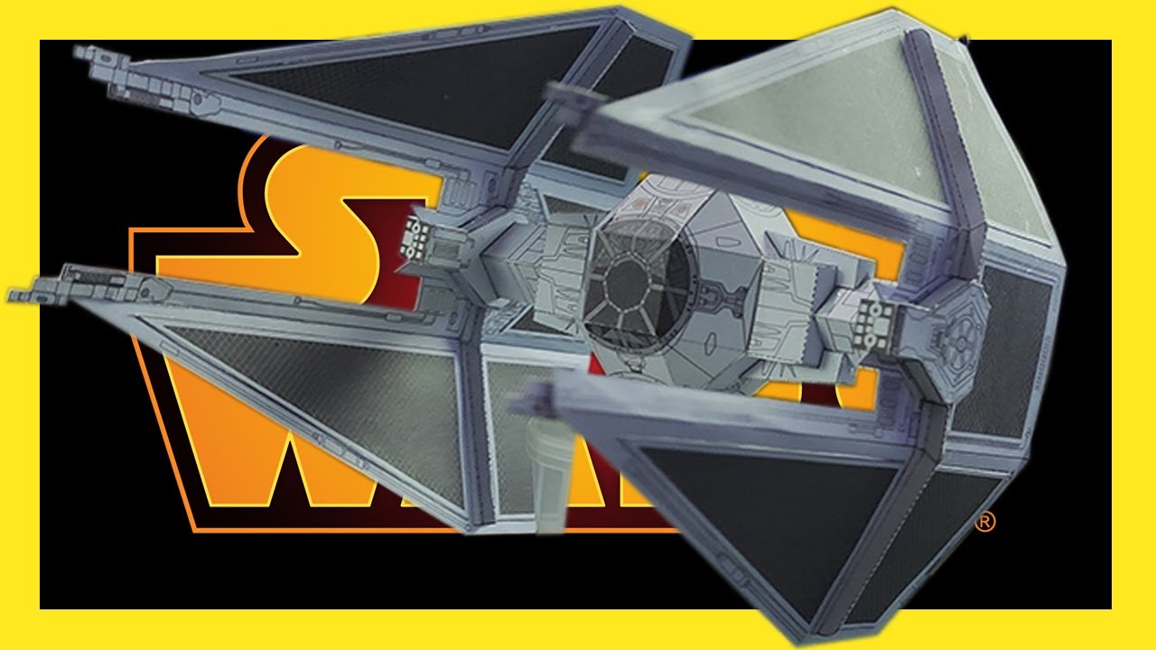 Cómo Hacer el TIE - INTERCEPTOR 🚀 de STAR WARS 🌑 | Tutorial COMPLETO ✔️ |  Papercraft