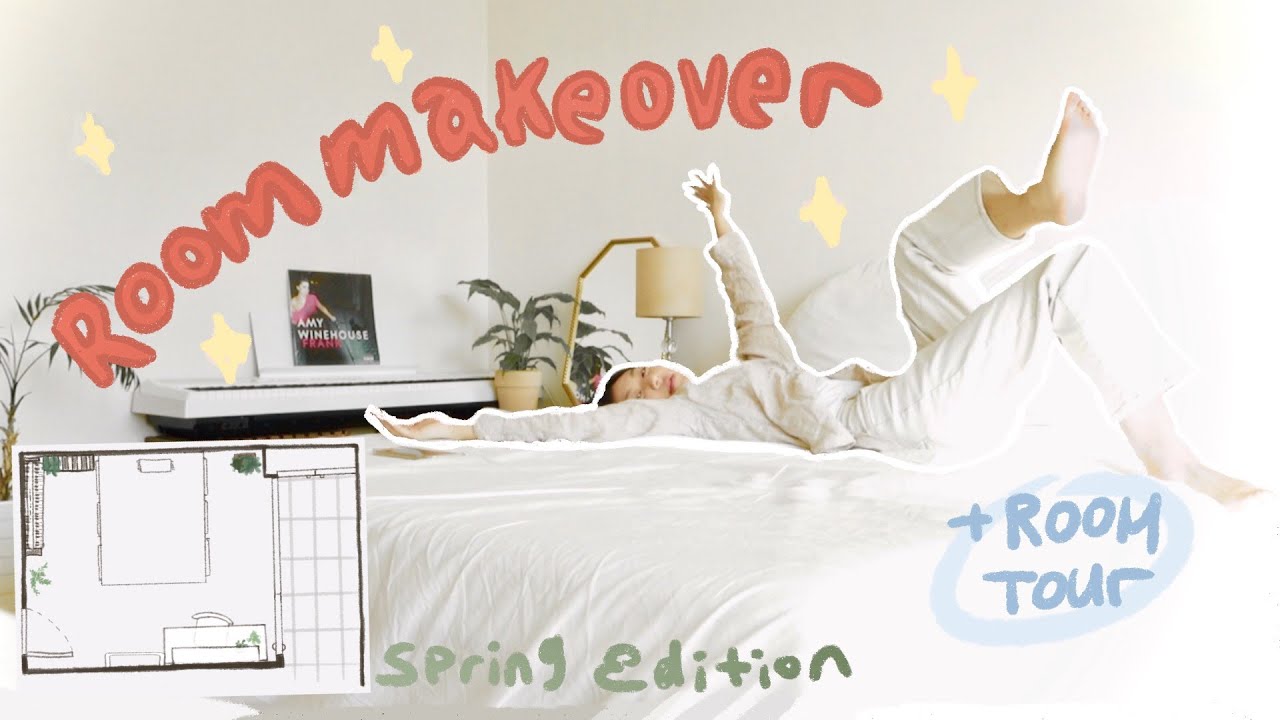 ROOM DECO & TOUR | 3.5평짜리방 넓어보이게 꾸미기🌿 셀프 인테리어, 방구조 팁