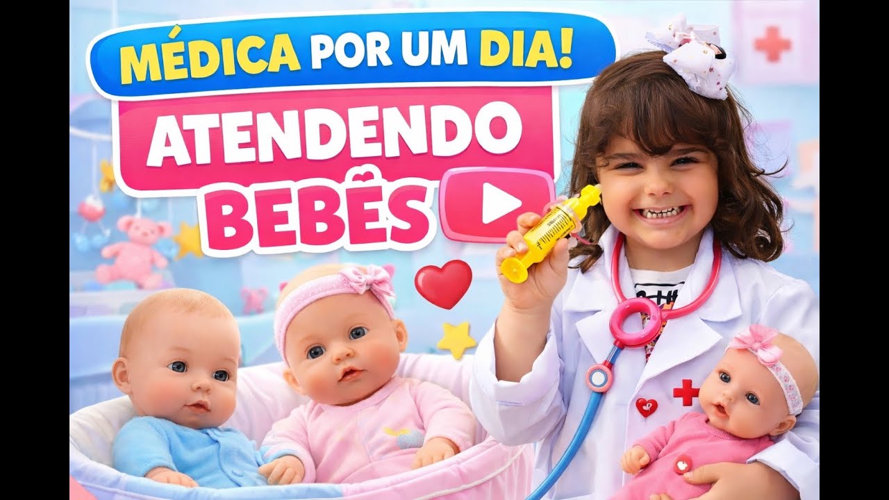 Alice é médica por um dia  e atende bebês