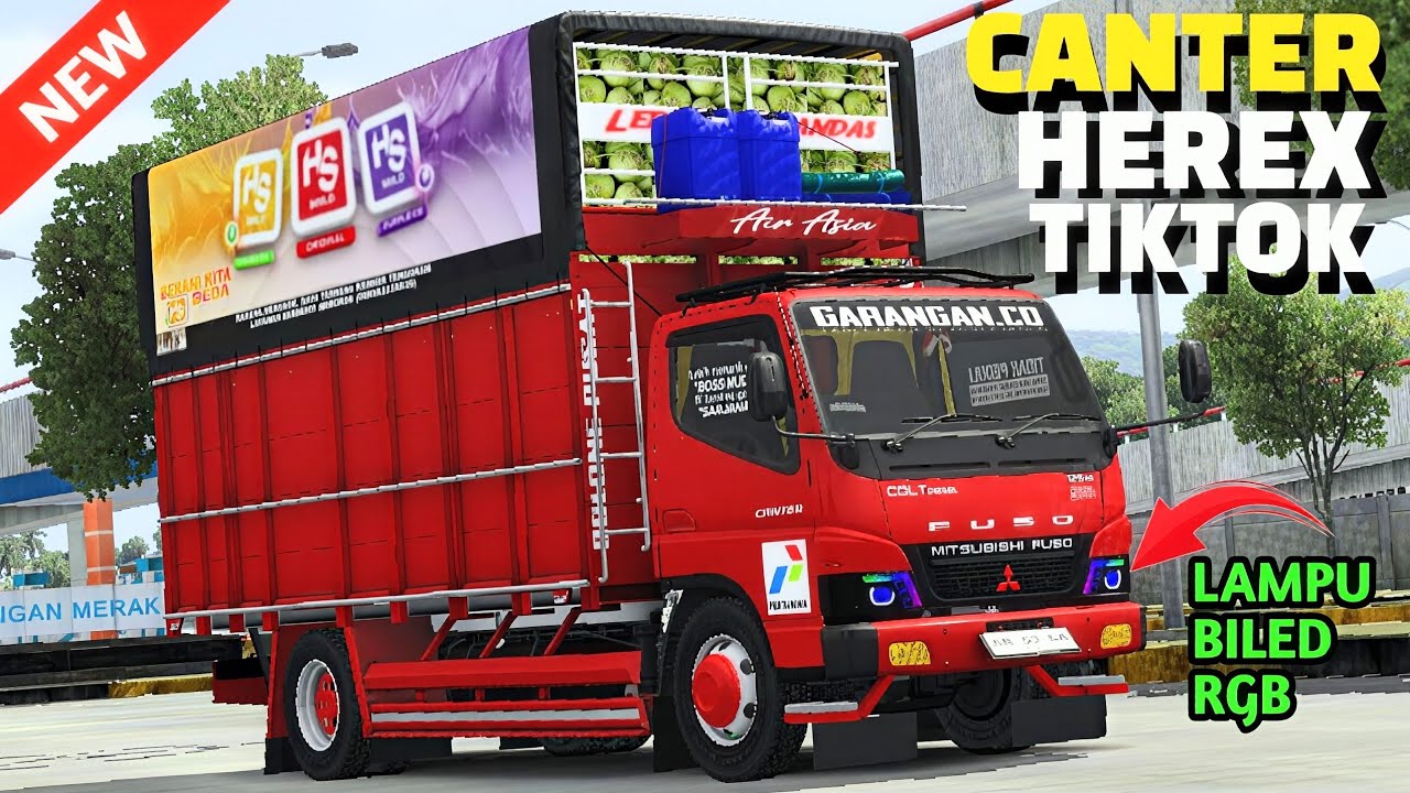 Best Mod Truk Herex Tiktok.!! Mod Canter Horas Peo S12 || ModBussid Terbaru 2026