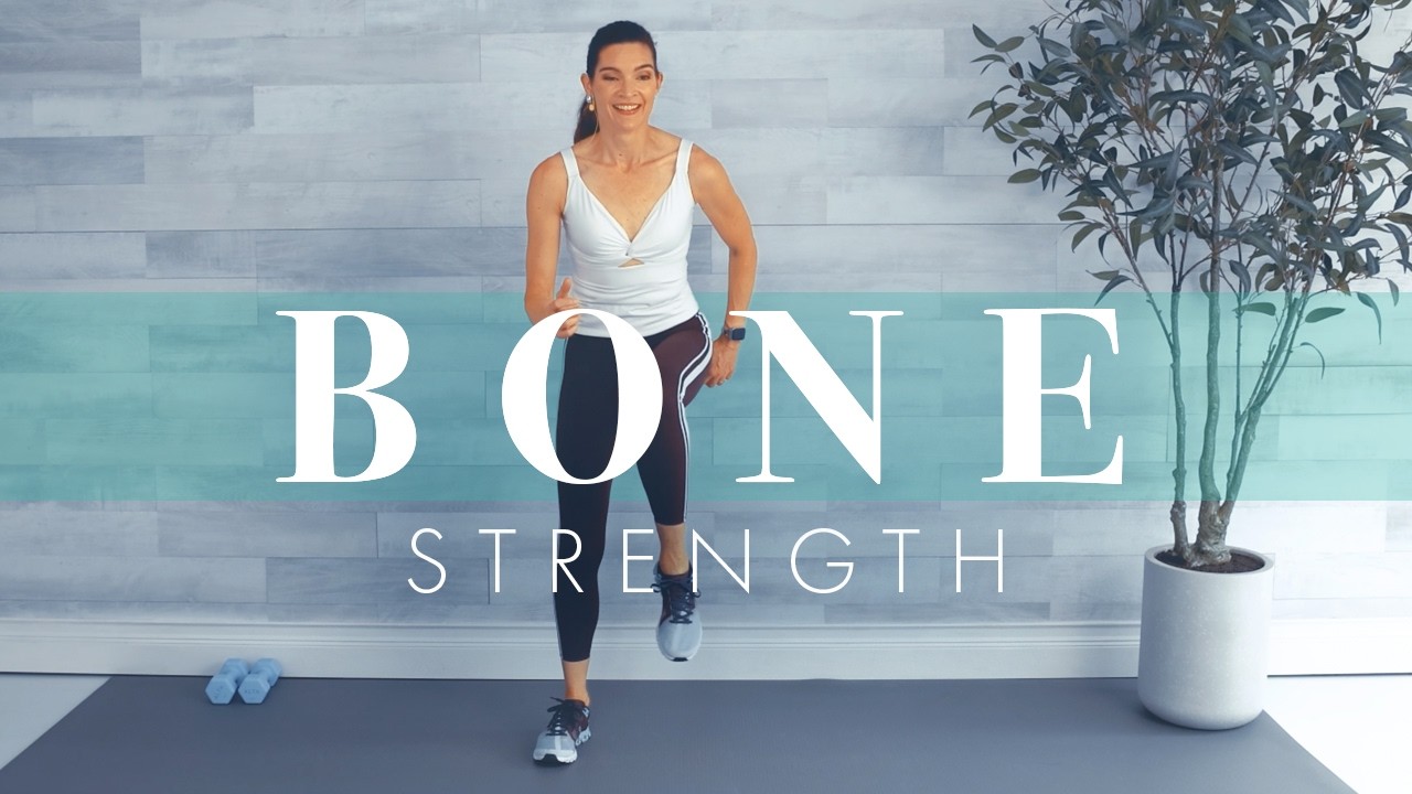 Cardio & Strength Bone Density Workout! Low & High Impact Options to the Music Beat