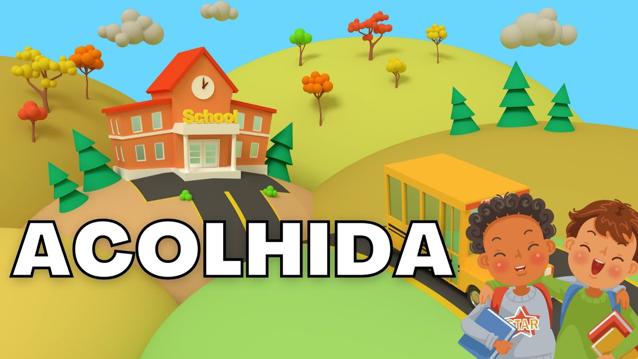 M&uacute;sica para acolhida/ EU CHEGO NA MINHA ESCOLA
