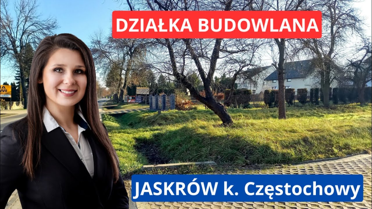 Uzbrojona działka budowlana na sprzedaż | Jaskrów k. Częstochowy