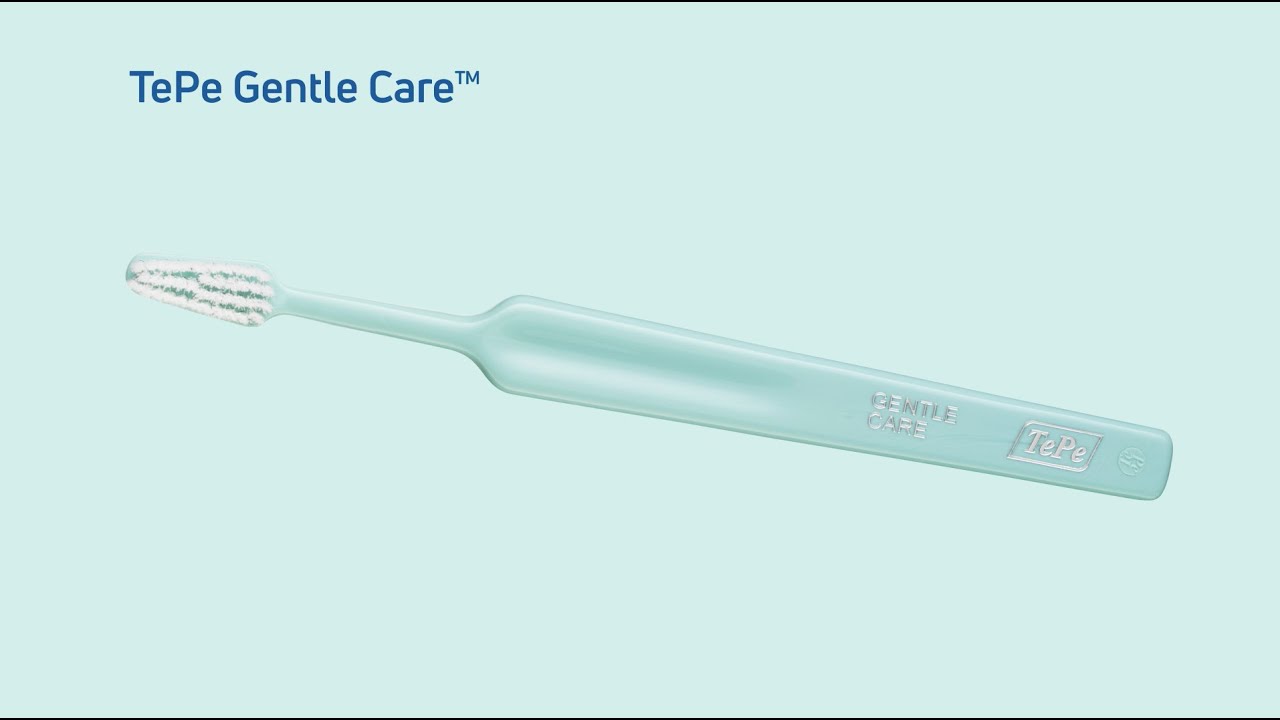 TePe Gentle Care™ Brush - a super soft toothbrush recommended after oral surgery or sore oral tissue