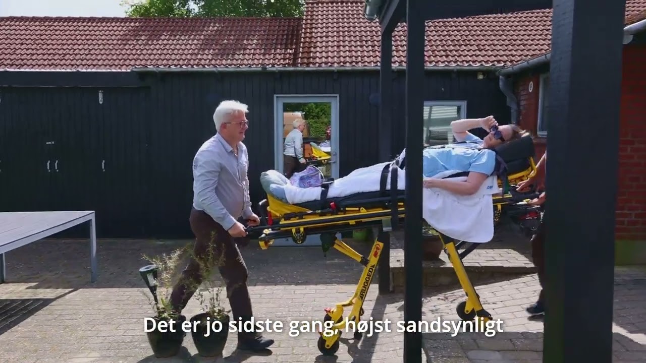 Gitte på terrassen