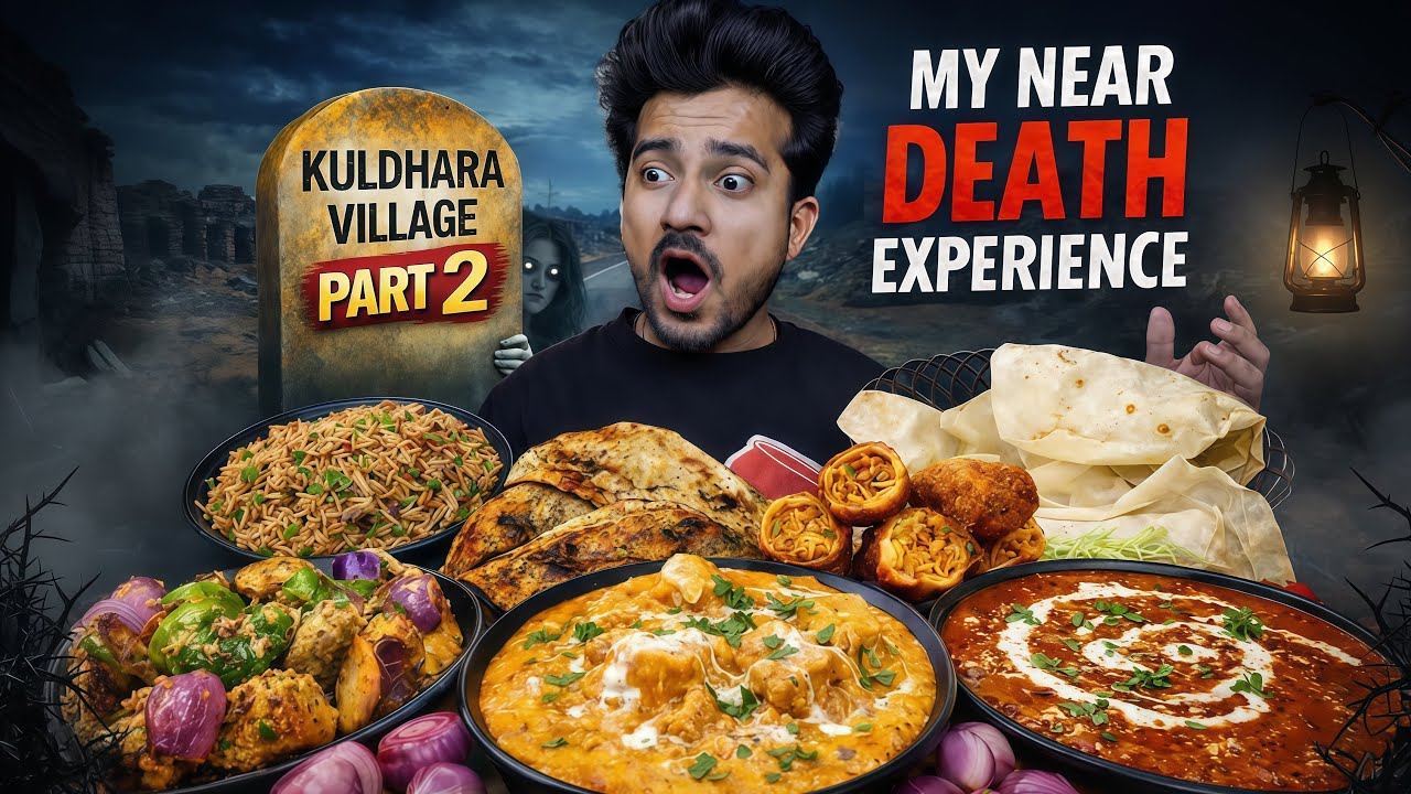 AMRITSARI MASALEDAR PANEER, AFGHANI CHAAP, DESI GHEE DAL MAKHANI, PUDHINA PARATHA FOOD MUKBANG