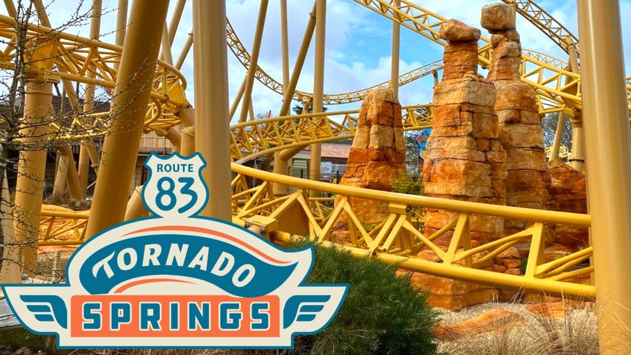 Paultons Park Tornado Springs Construction Update - March 2020