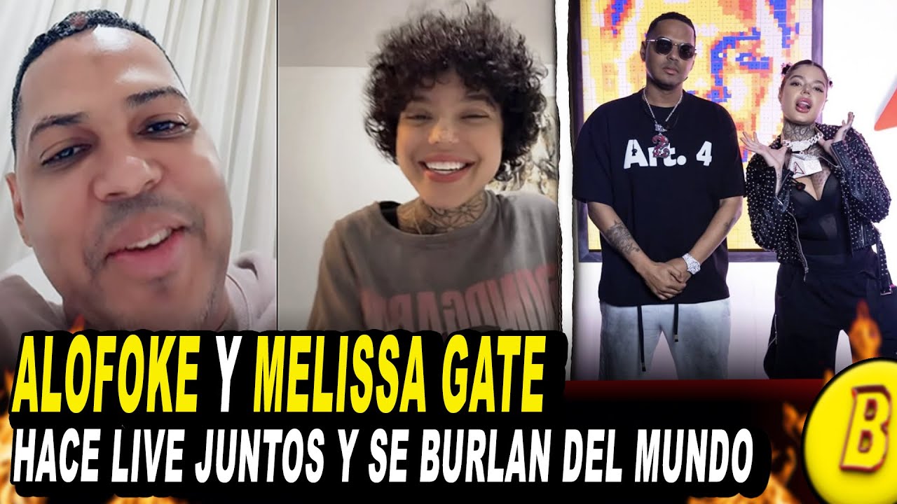 ALOFOKE Y MELISSA GATE SE BURLAN DEL MUNDO EN LIVE DE TIKTOK, SON TAL PARA CUAL LOS DOS 🤣🤣