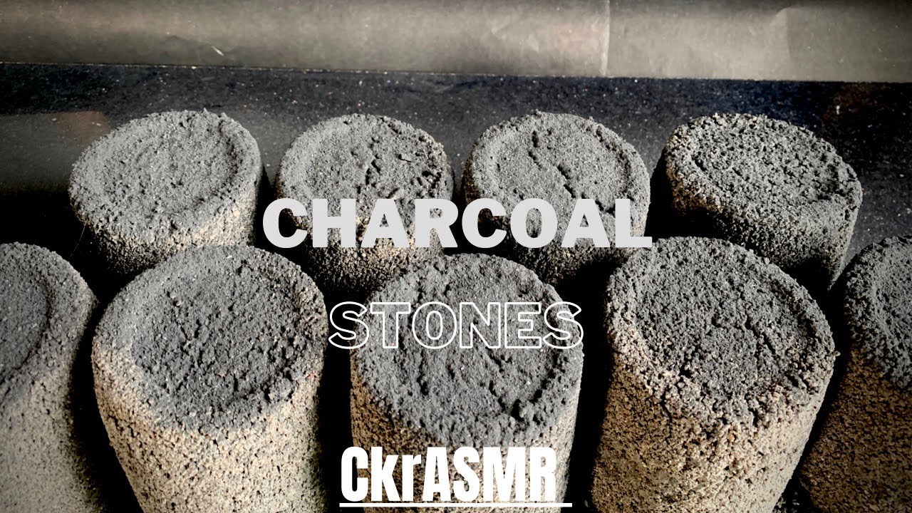 ASMR : charcoal super gritty dry crumbles | CkrASMR