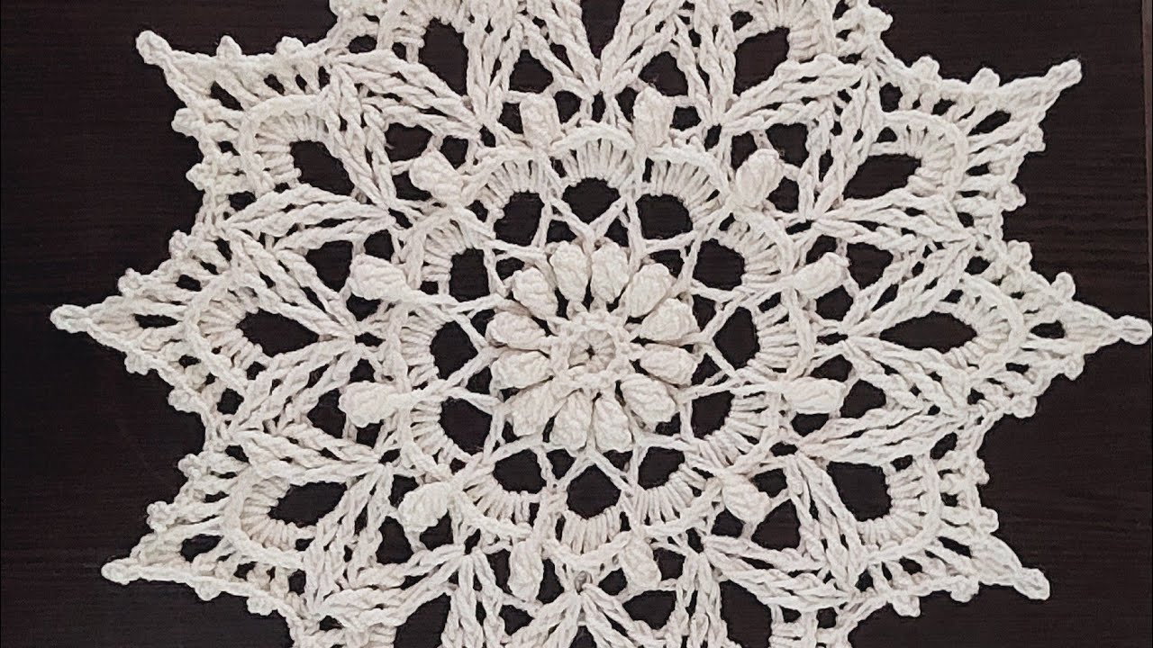 آموزش بافت مینی ماندالا #mandala