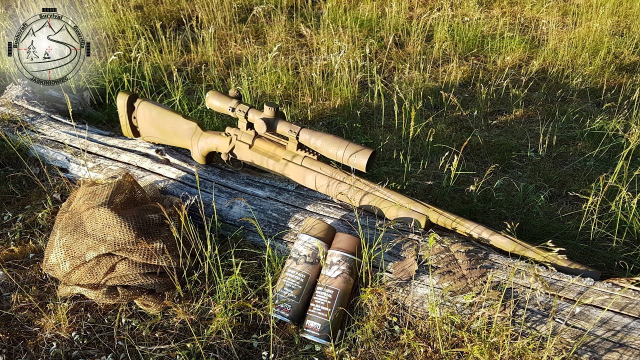 Jaskiniowiec. #41 Nowy karabin snajperski ASG SSG24. Malowanie karabinu