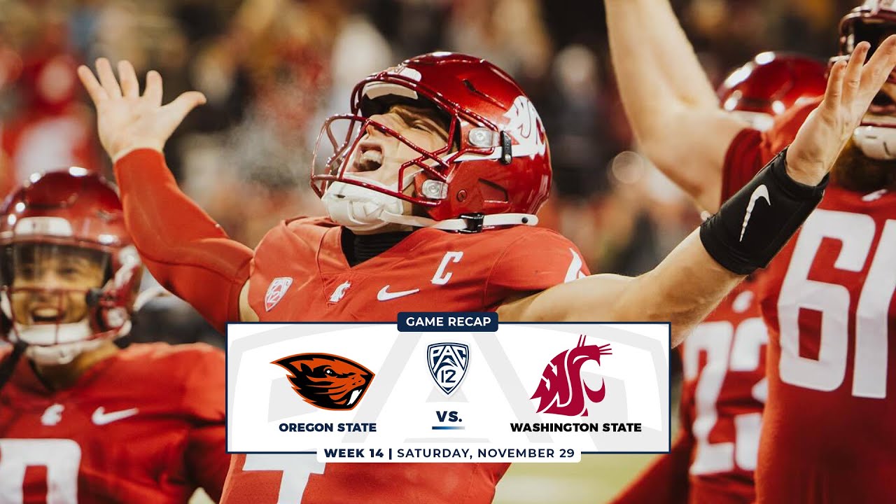Вашингтон Стэйт против Орегона Стэйт | Полные обзоры матча | Футбол Pac-12 2025 | Cougs против Beavs