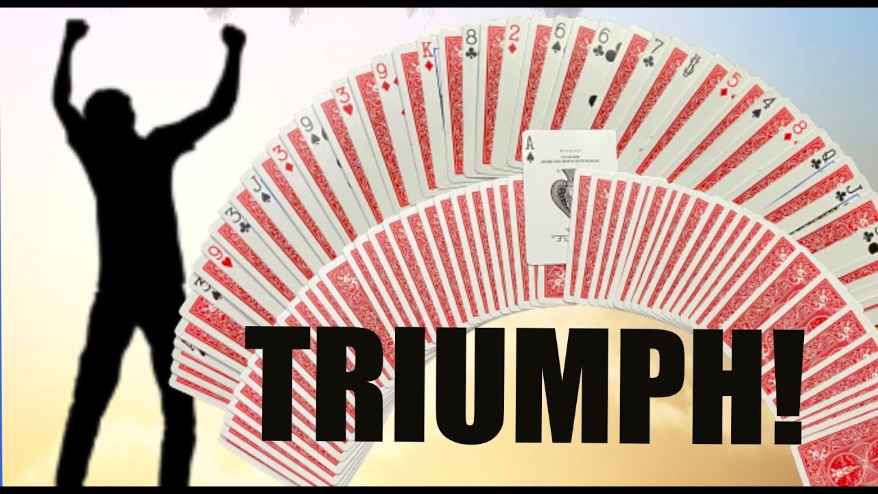 Трюк с картами «Триумф» Дая Вернона (обучение)