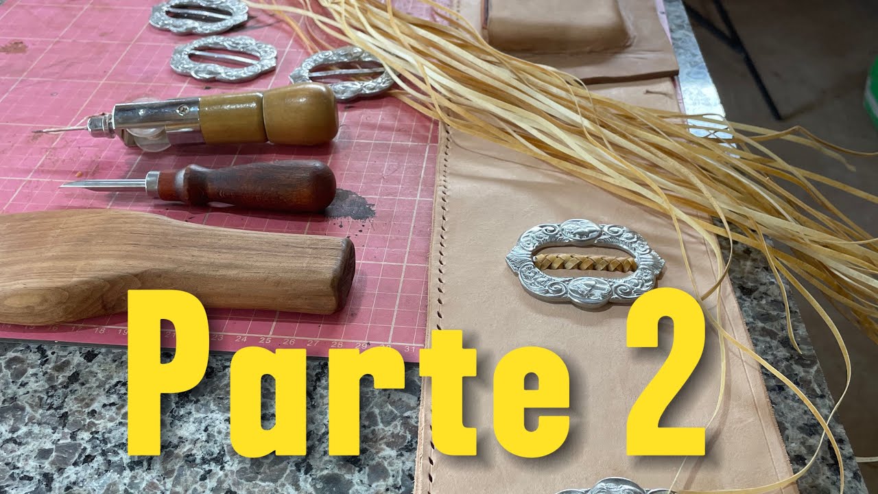 Parte 2 da guaiaca #cawtrinho#cavalo #couro #selaria