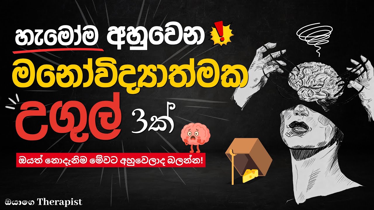 මනස ඔයාව රවටන මනෝවිද්‍යාත්මක උගුල් 3ක් | Your Brain is Secretly Lying to You!