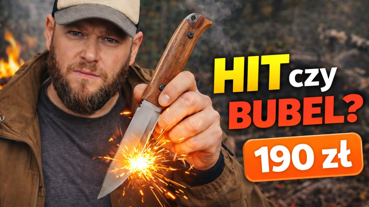 Nóż bushcraftowy za 190 zł – HIT czy bubel?