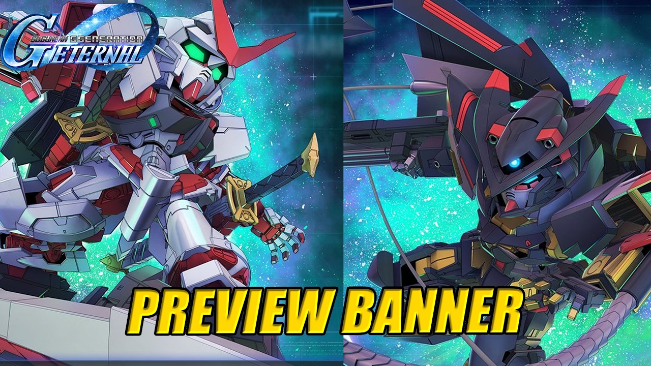 Preview Astray Red Frame Custom & Astray Gold Frame Amatsu Mina | SD Gundam G Generation ETERNAL