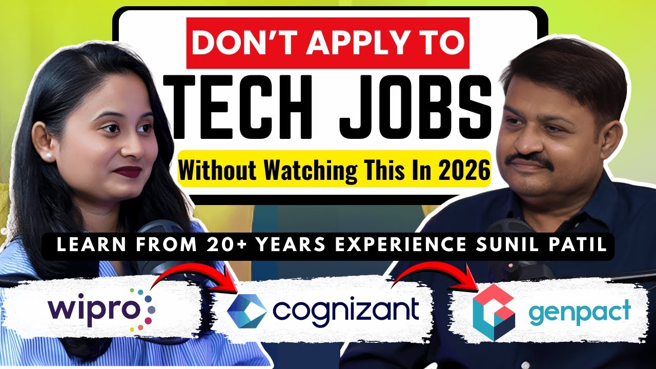 Tech Hiring is Back in 2026 | Sunil Patil Sir from GENPACT on Freshers, Career Gaps, AI & Data Jobs