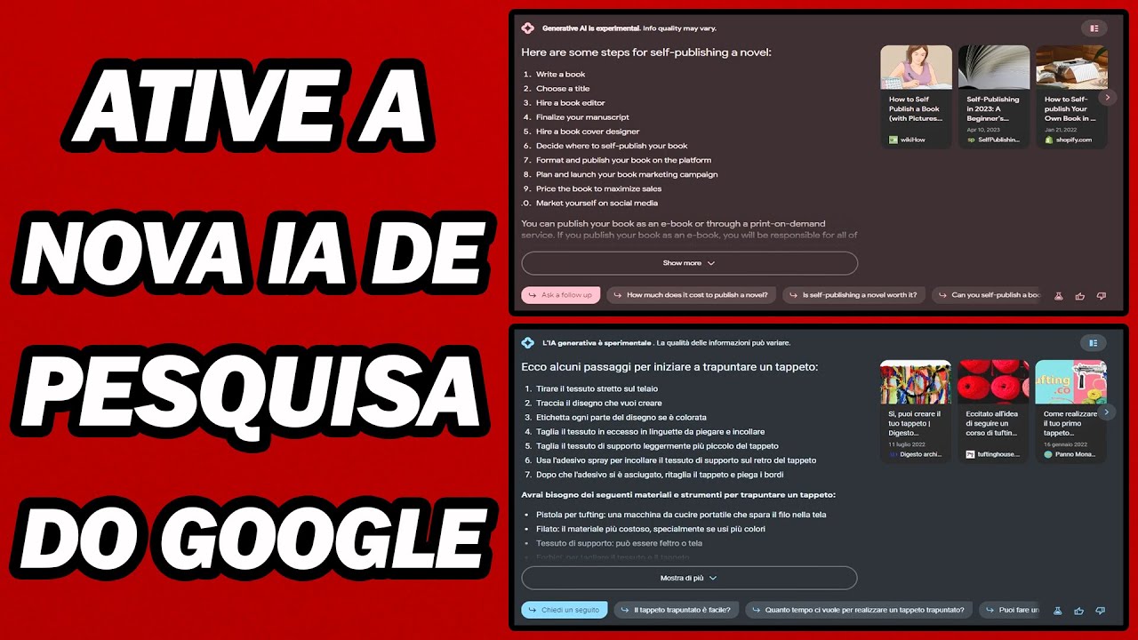 Como Ativar a Nova IA De Pesquisa Do Google | O Novo Mecanismo De Pesquisa De IA Do Google