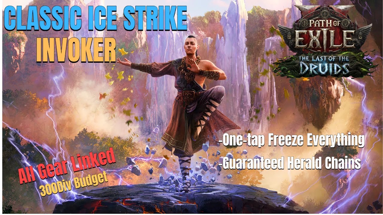 0.4 Build Guide | Classic Ice Strike Invoker | Monk Build |  Path of Exile 2