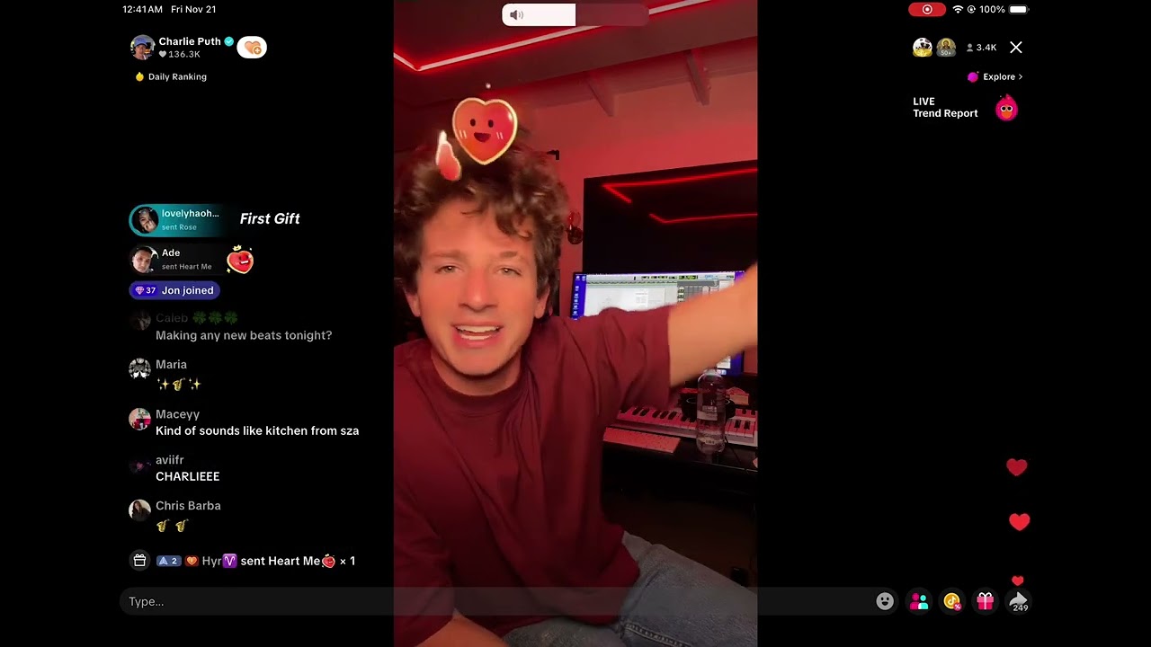 Charlie Puth - CRY (2nd half of song)