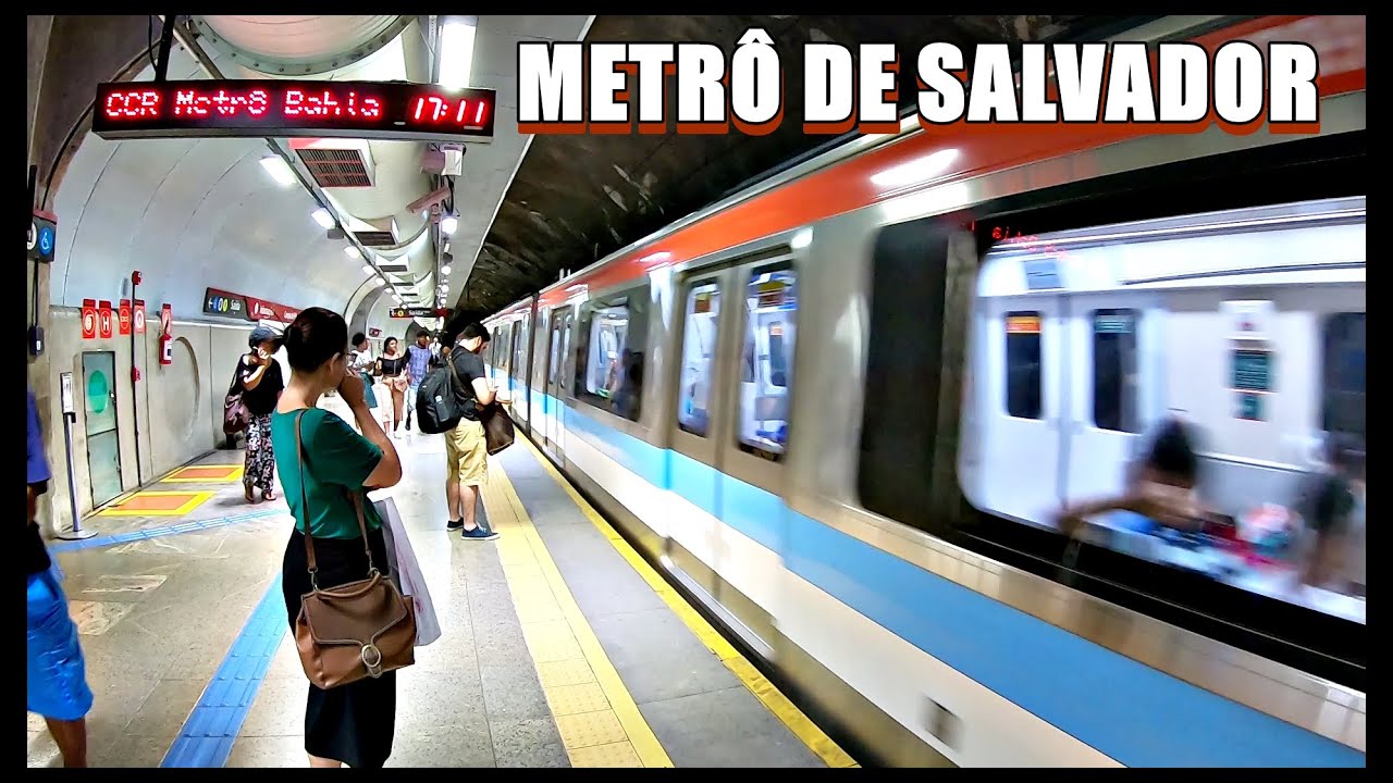 O METRÔ mais novo do BRASIL | Como ir do PELOURINHO à Rodoviária ou Aeroporto de Metrô em Salvador?