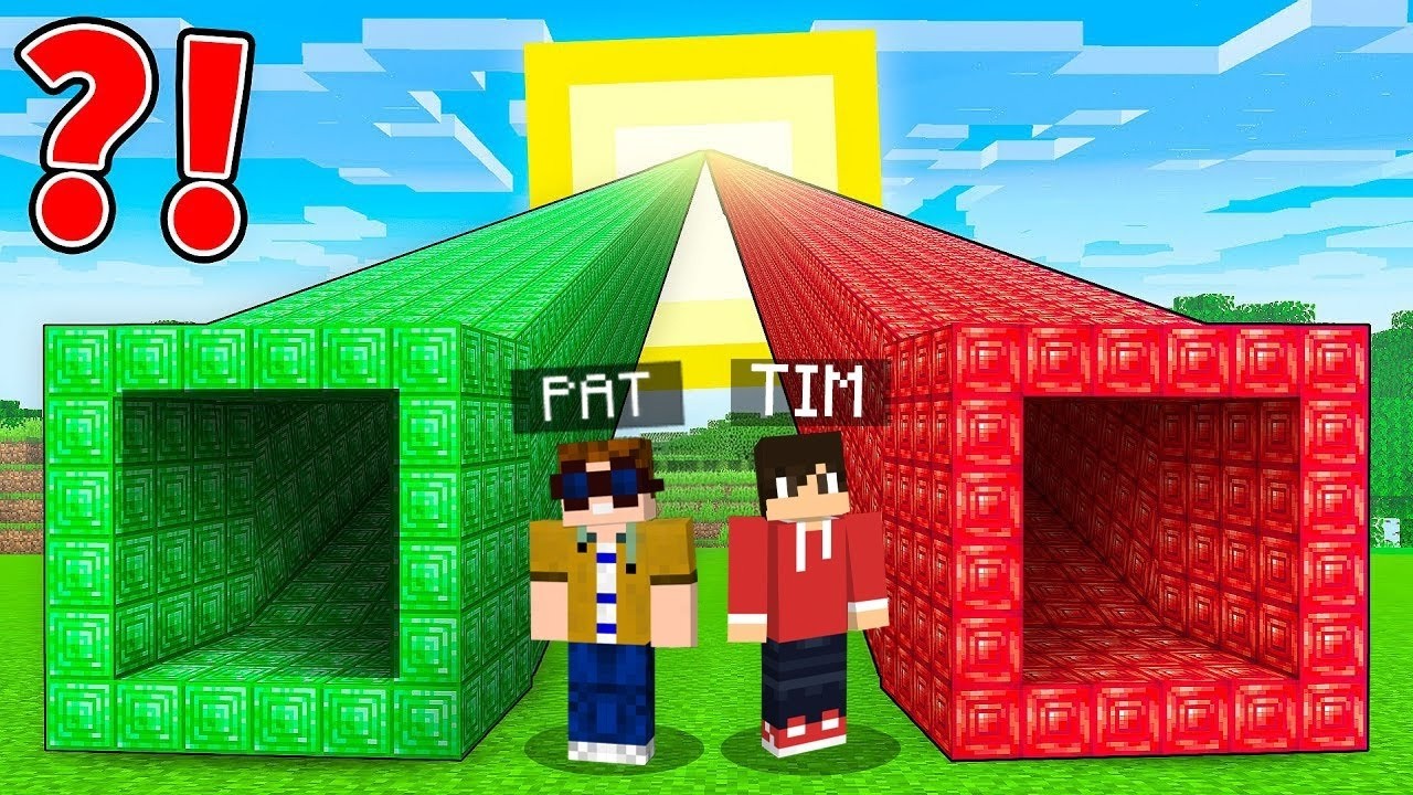 Pat SMARAGD vs. RUBIN TUNNEL KAMPF! (Minecraft)