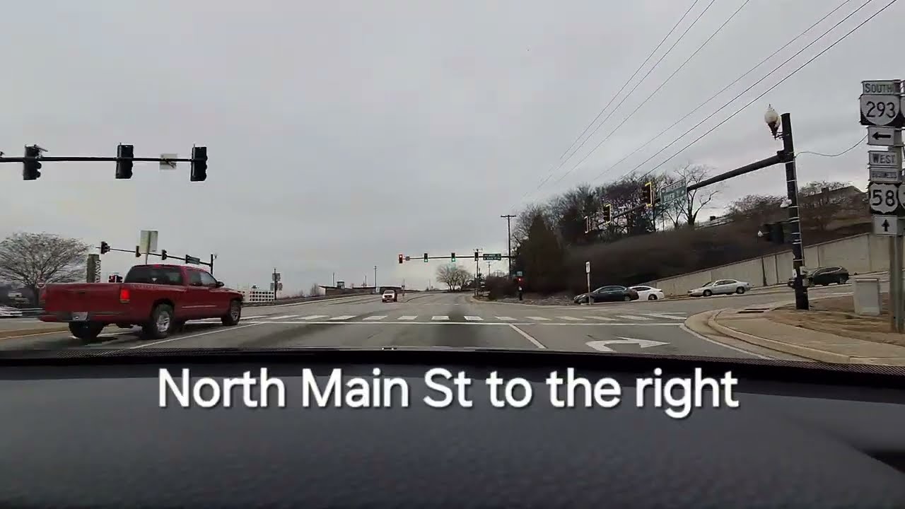Hwy 58 West through Danville, Virginia