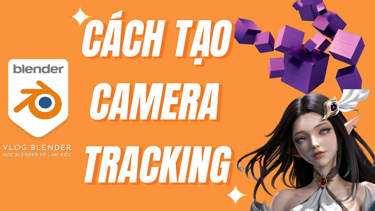 ✅ CÁCH TẠO CAMERA TRACKING, GHÉP 3D VÀO VIDEO | HỌC BLENDER