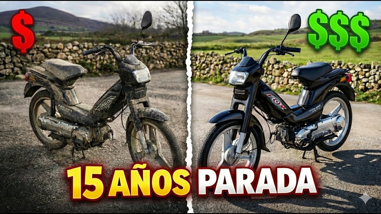 Arranqué una Peugeot Fox tras 15 años abandonada