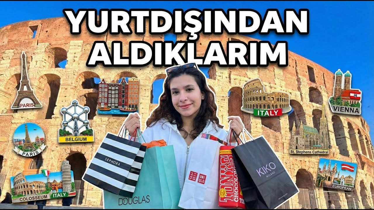 Yurtdışından Aldıklarım | Magnetler, Alışverişler & Junk Journal