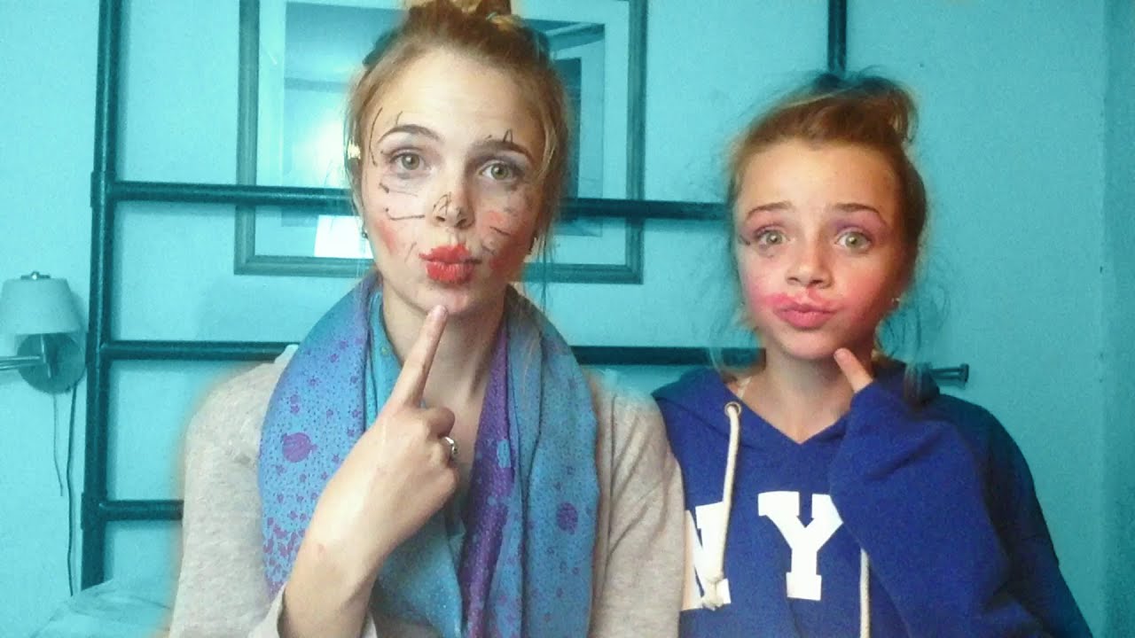 لعبة مش ايدي\بدون ايدين (مع اختي) ......   (Not My Arms Challenge (with my sister