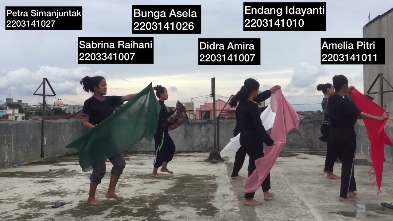 UNIMED | UAS KREASI TEKNIK TARI MELAYU  (Tari Selendang Mak Inang)