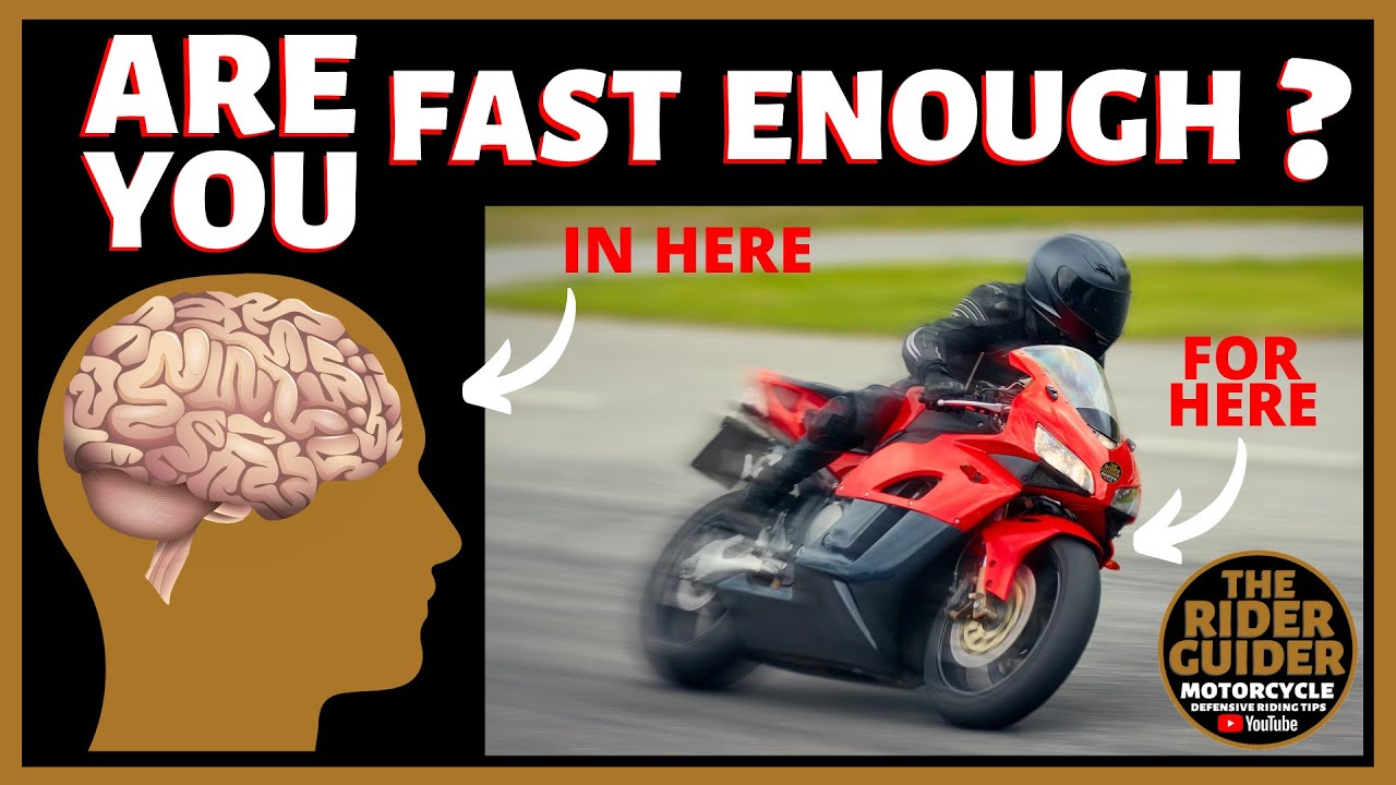 How your brain processes speed on your motorcycle