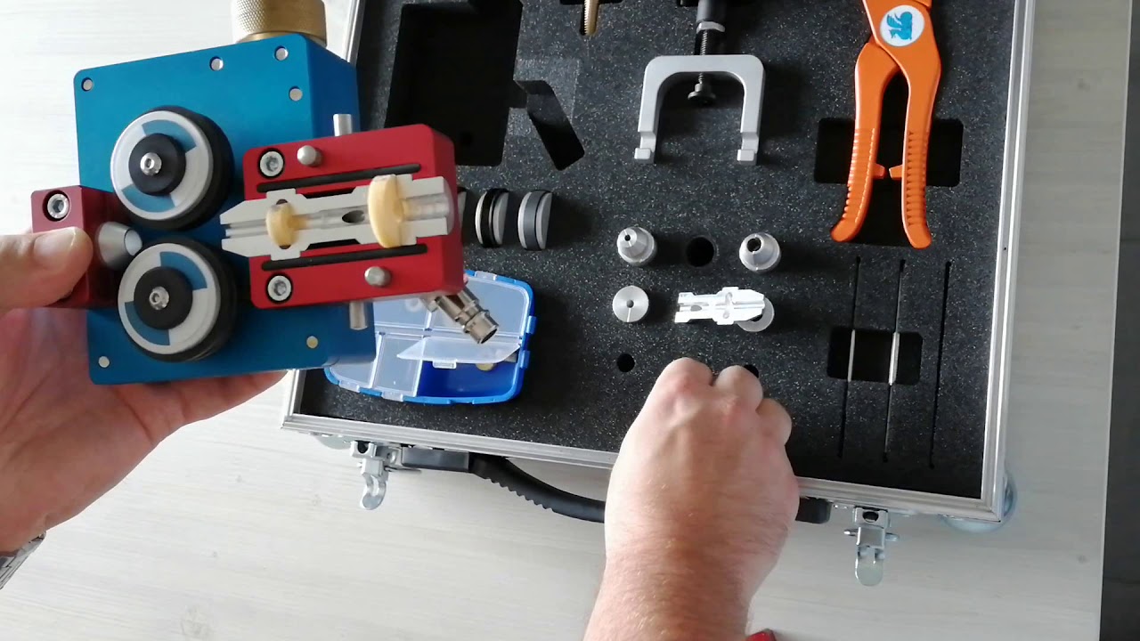 BDJ Budget Plus cable blowing unit - SETTING UP