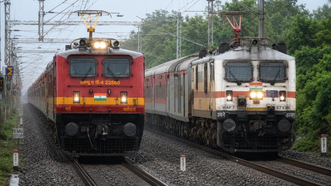 [MIX-08] Railfanning At Palej & Ankleshwar Jn | Night Attack | Western Railway | Indian Railways