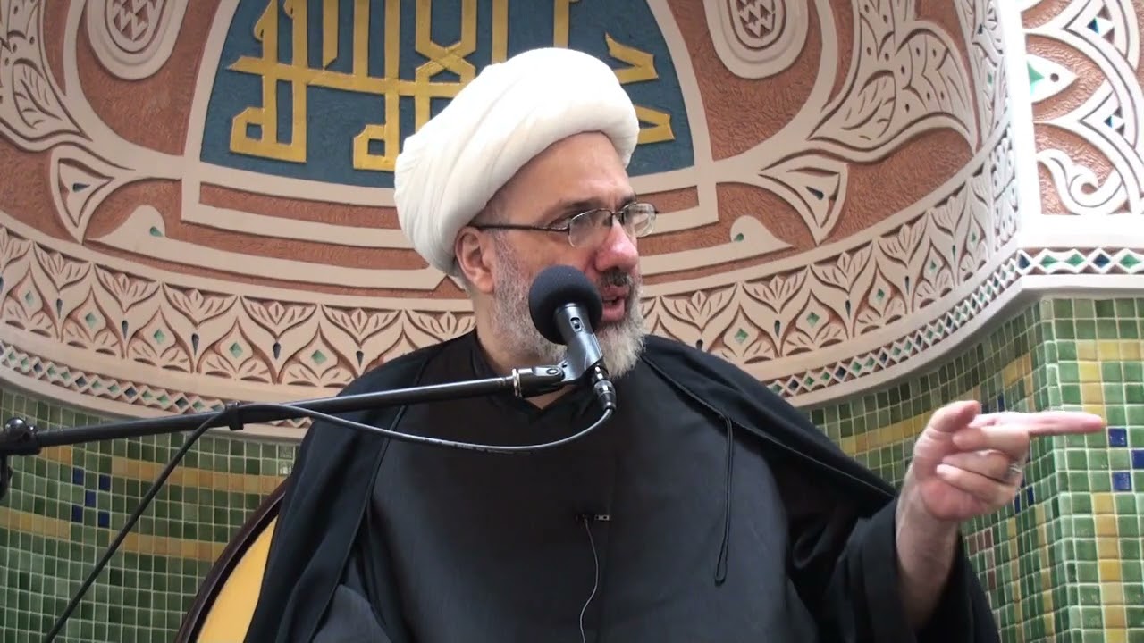 الشيخ الدكتور/ إبراهيم العاملي محاضرات شهررمضان 1443 - 2022-اليوم التاسع عشر مسجد الامام جعفرالصادق