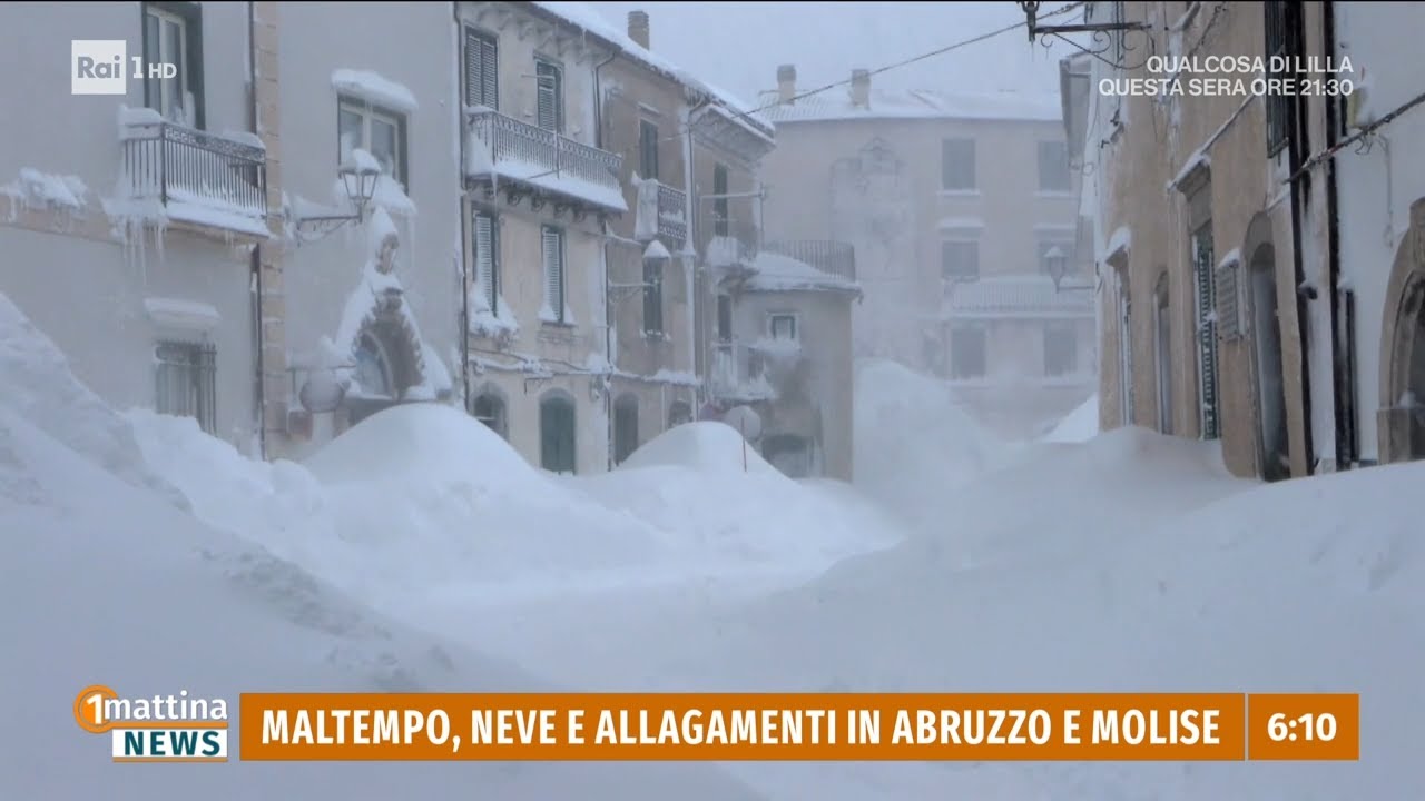 Maltempo, allerta rossa tra Abruzzo e Molise - 1mattina News 02/04/2026