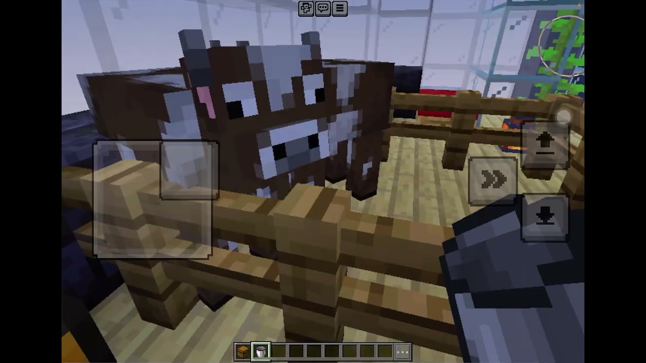Playing minecraft :3