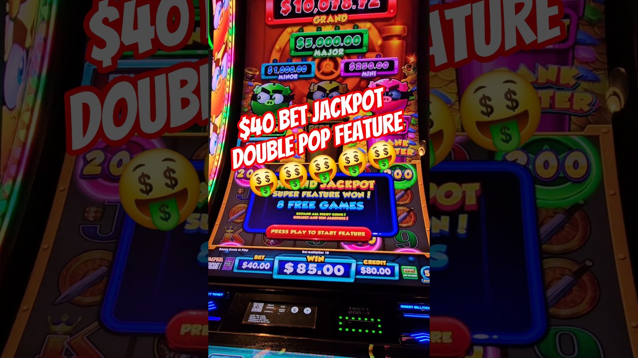 Bank Buster Giving Huge Wins! $40 Bet Expand + Jackpot! #slots #casino #gambling #highlimitslots
