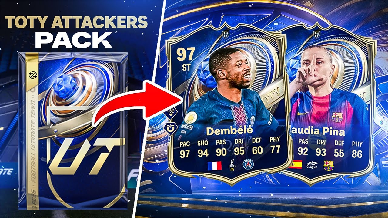 I PACKED A TOTY ATTACKER! 😱 MY BEST TOTY PACK OPENING EVER! #eafc26