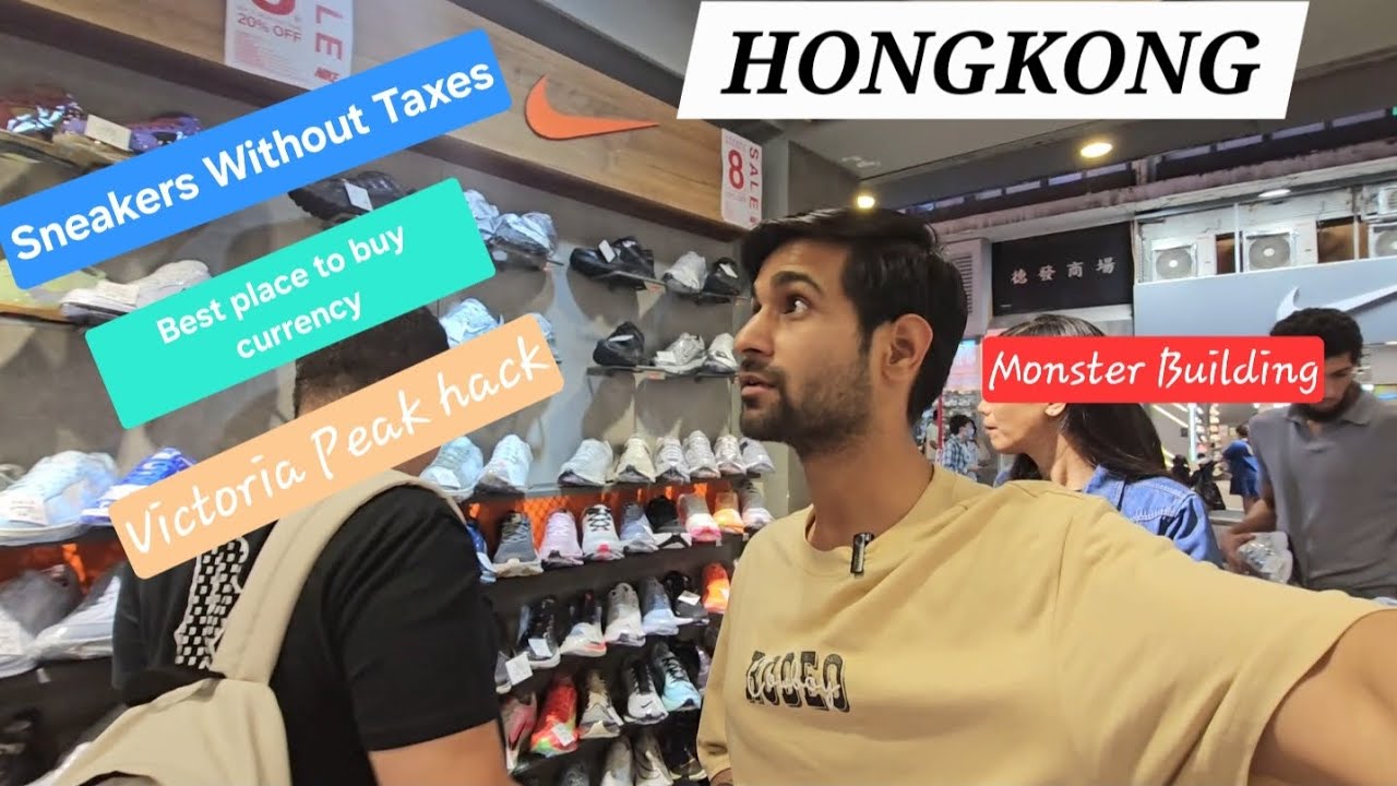 Hong Kong in 1 Day! 🤯 Sneaker Street, Monster Building & Victoria Peak Sunset