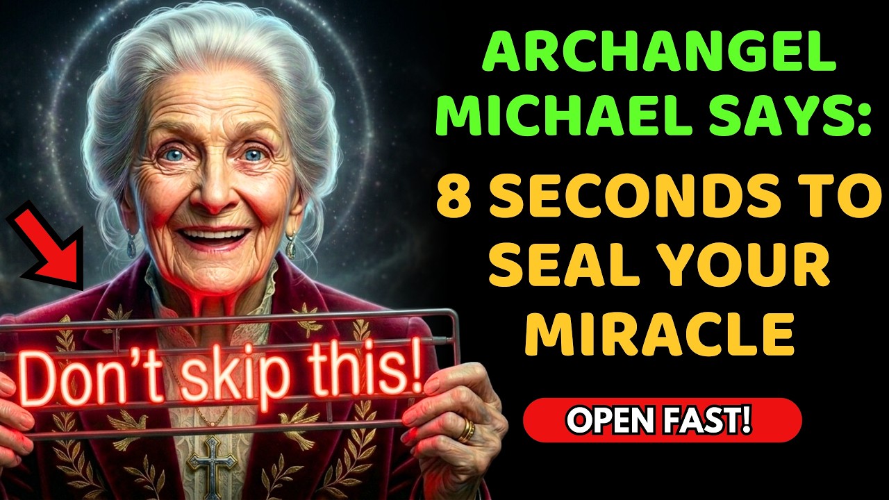 🚨 SOMETHING ENDS IN 8 SECONDS… ARCHANGEL MICHAEL WARNS: 8 SECONDS TO SEAL YOUR MIRACLE—OPEN NOW!