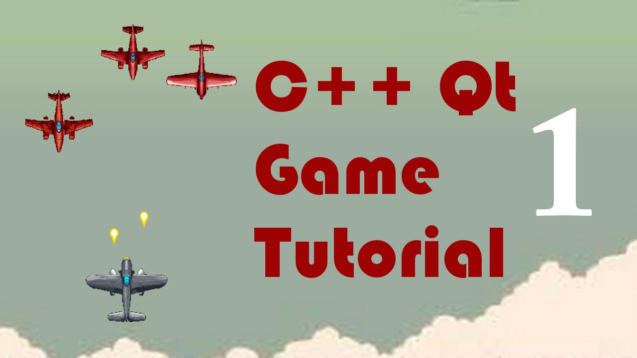 C++ Qt Game Tutorial 1 - Drawing the Player (rectangle)