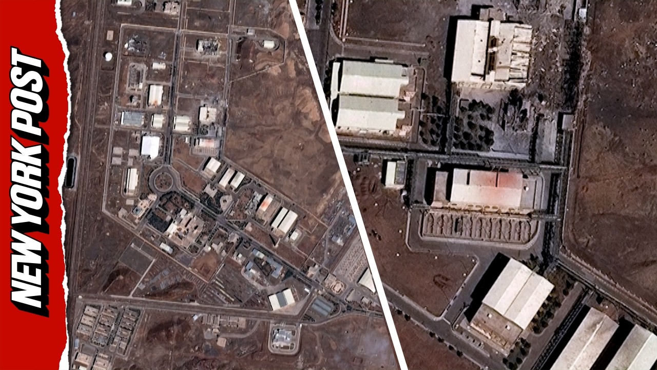 Satellite Shows Iran's Natanz Nuclear Facility Damaged Amidst US-Israeli Airstrikes